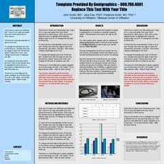 Free poster template for research presentation